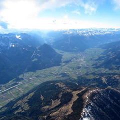 Flugwegposition um 13:10:36: Aufgenommen in der Nähe von 39030 Percha, Bozen, Italien in 3670 Meter